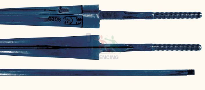 32-54B/P Bare electric epée blade FIE-BF BLUE maraging