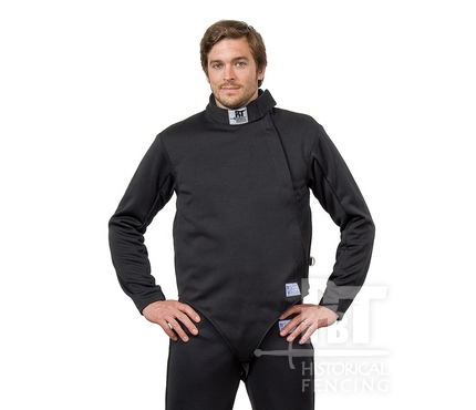 HM07 - Black 350N fencing jacket elastic material for men