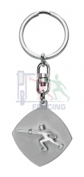 45-1011 Fencer keychain silver color