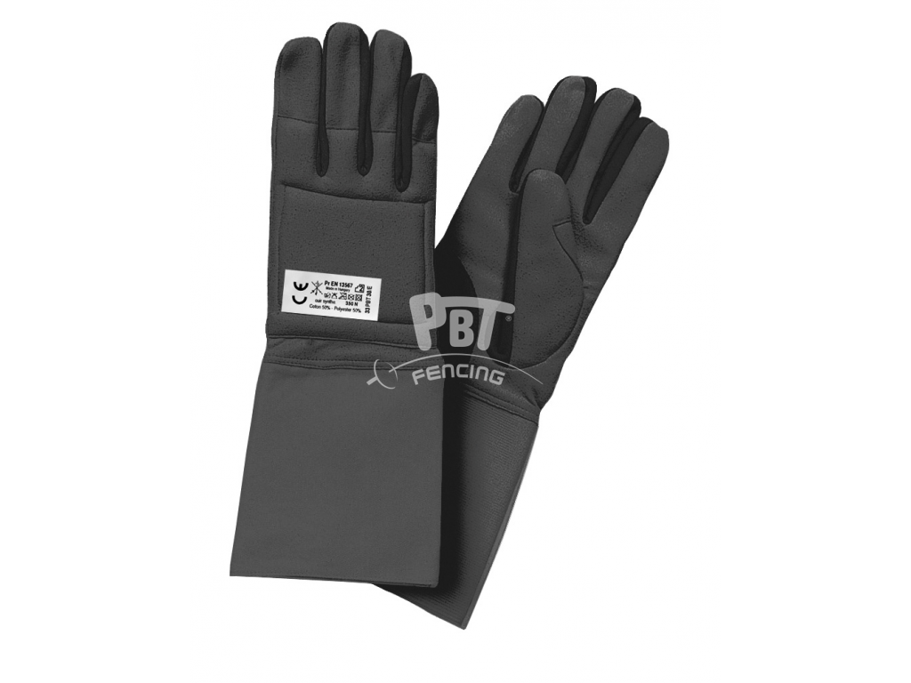 e31-35/E Coach glove BLACK for foil and epée lessons
